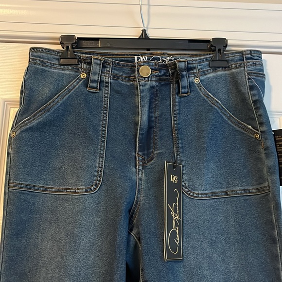 DG2 by Diane Gilman Virtual Stretch Straight-Leg Utility Jean Size 12 NWT - Picture 4 of 11